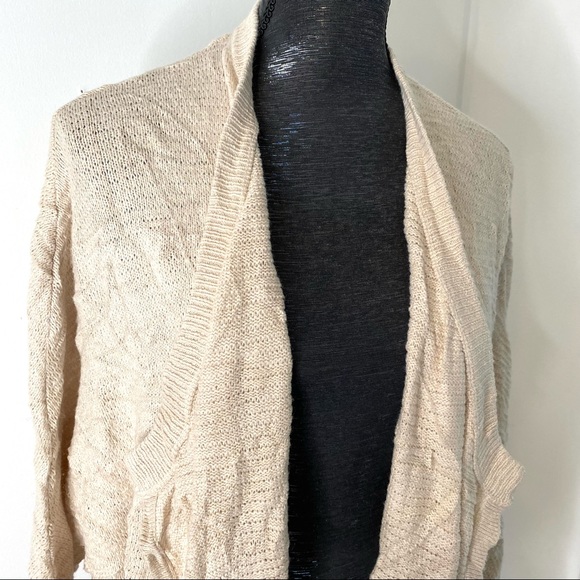 Neutral Knit Cardigan Sweater NWT - Picture 3 of 9